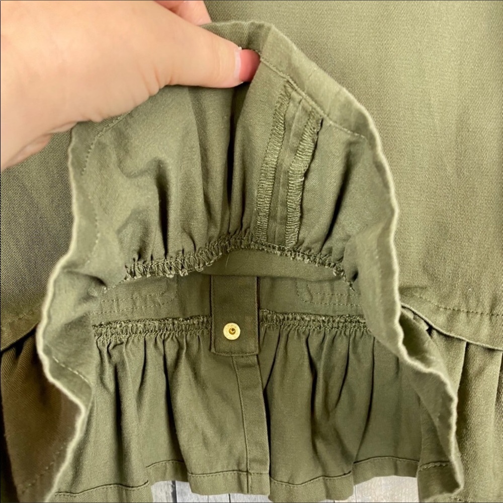 Kate Spade Girls Olive Ruffle Field Jacket Size 4Y - Picture 4 of 8